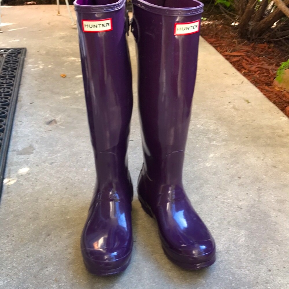 Hunter tall rain boots